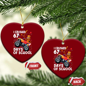 67 Days of School Monster Truck Ceramic Ornament 67th Day Boys Tung Tung Tung Sahur TS10 Print Your Wear