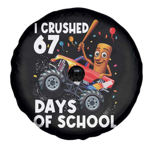 67 Days of School Monster Truck Spare Tire Cover 67th Day Boys Tung Tung Tung Sahur TS10 Print Your Wear