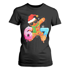 Funny 67 Meme Gingerbread Christmas T Shirt For Women Six Seven Ice Cream Drip Boys TS10 Black Print Your Wear