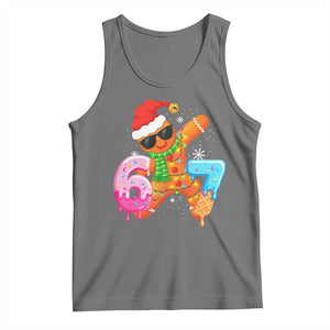 Funny 67 Meme Gingerbread Christmas Tank Top Six Seven Ice Cream Drip Boys TS10 Black Heather Print Your Wear
