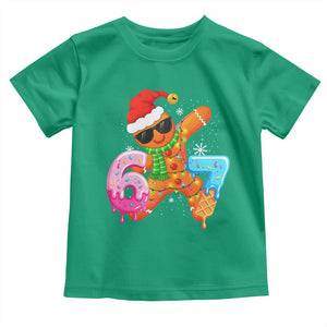 Funny 67 Meme Gingerbread Christmas Toddler T Shirt Six Seven Ice Cream Drip Boys TS10 Irish Green Print Your Wear