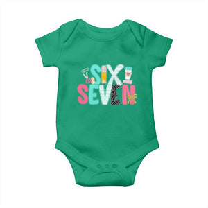 Funny Teacher Six Seven Baby Onesie 6 7 Meme TS10 Irish Green Print Your Wear