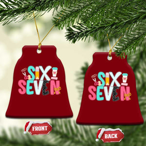 Funny Teacher Six Seven Ceramic Ornament 6 7 Meme TS10 Print Your Wear