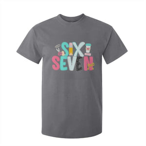 Funny Teacher Six Seven T Shirt For Kid 6 7 Meme TS10 Charcoal Print Your Wear