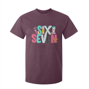 Funny Teacher Six Seven T Shirt For Kid 6 7 Meme TS10 Maroon Print Your Wear
