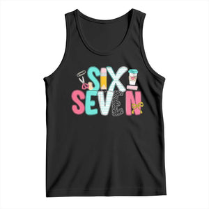 Funny Teacher Six Seven Tank Top 6 7 Meme TS10 Black Print Your Wear