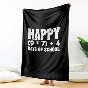 67 Days Of School Throw Blanket Do The Math 67 Meme Funny Six Seven Teacher TS10 Print Your Wear