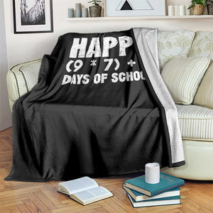 67 Days Of School Throw Blanket Do The Math 67 Meme Funny Six Seven Teacher TS10 Print Your Wear