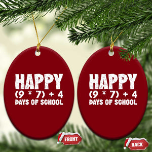 67 Days Of School Ceramic Ornament Do The Math 67 Meme Funny Six Seven Teacher TS10 Print Your Wear