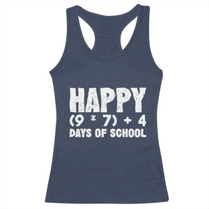 67 Days Of School Racerback Tank Top Do The Math 67 Meme Funny Six Seven Teacher TS10 Navy Print Your Wear
