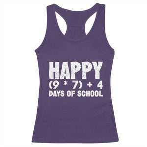 67 Days Of School Racerback Tank Top Do The Math 67 Meme Funny Six Seven Teacher TS10 Purple Print Your Wear
