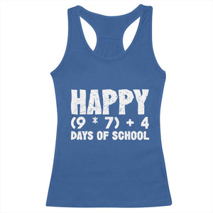 67 Days Of School Racerback Tank Top Do The Math 67 Meme Funny Six Seven Teacher TS10 Royal Blue Print Your Wear