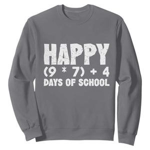67 Days Of School Sweatshirt Do The Math 67 Meme Funny Six Seven Teacher TS10 Charcoal Print Your Wear