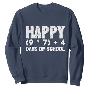 67 Days Of School Sweatshirt Do The Math 67 Meme Funny Six Seven Teacher TS10 Navy Print Your Wear
