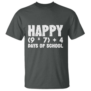 67 Days Of School T Shirt Do The Math 67 Meme Funny Six Seven Teacher TS10 Dark Heather Print Your Wear