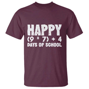 67 Days Of School T Shirt Do The Math 67 Meme Funny Six Seven Teacher TS10 Maroon Print Your Wear