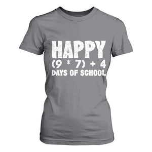67 Days Of School T Shirt For Women Do The Math 67 Meme Funny Six Seven Teacher TS10 Charcoal Print Your Wear