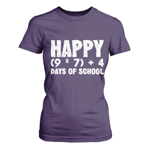 67 Days Of School T Shirt For Women Do The Math 67 Meme Funny Six Seven Teacher TS10 Purple Print Your Wear
