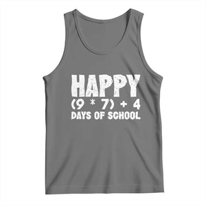 67 Days Of School Tank Top Do The Math 67 Meme Funny Six Seven Teacher TS10 Black Heather Print Your Wear