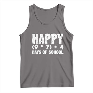 67 Days Of School Tank Top Do The Math 67 Meme Funny Six Seven Teacher TS10 Deep Heather Print Your Wear