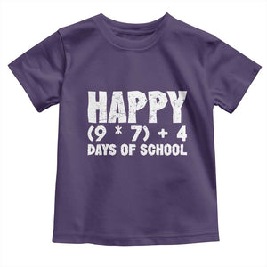 67 Days Of School Toddler T Shirt Do The Math 67 Meme Funny Six Seven Teacher TS10 Purple Print Your Wear