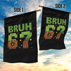 Funny Six Seven Garden Flag 67 Meme 6 7 Boy Game Pixel Number TS10 Print Your Wear