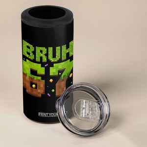 Funny Six Seven 4 in 1 Can Cooler Tumbler 67 Meme 6 7 Boy Game Pixel Number TS10 Print Your Wear
