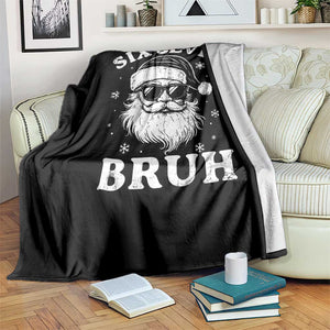 67 Christmas Six Seven Bruh Throw Blanket Funny Santa 6 7 Meme TS10 Print Your Wear