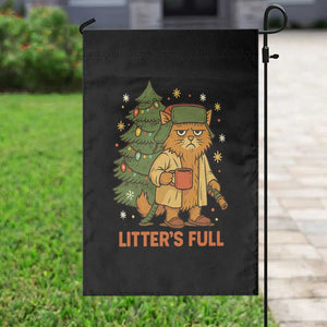 Litters Full Garden Flag Funny Christmas Vacation Cat TS10 Print Your Wear