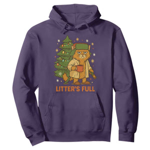 Litters Full Hoodie Funny Christmas Vacation Cat TS10 Purple Print Your Wear