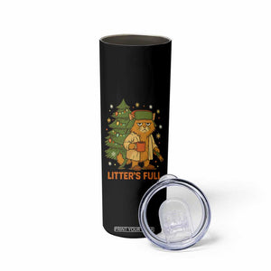 Litters Full Skinny Tumbler Funny Christmas Vacation Cat TS10 Print Your Wear