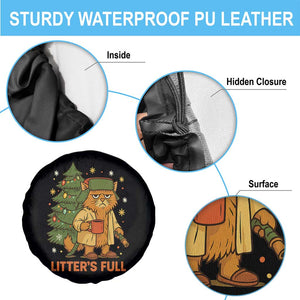 Litters Full Spare Tire Cover Funny Christmas Vacation Cat TS10 Print Your Wear