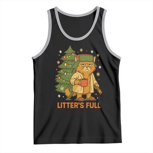 Litters Full Tank Top Funny Christmas Vacation Cat TS10 Black Athletic Heather Print Your Wear