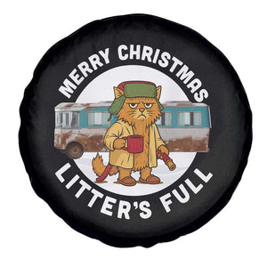 Merry Christmas Litters Full Spare Tire Cover Funny Christmas Vacation Cat TS10 Print Your Wear