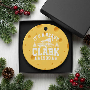 It's a Beaut Clark Ceramic Ornament Funny Christmas Vacation TS10 1pc Yellow Cheese Print Your Wear