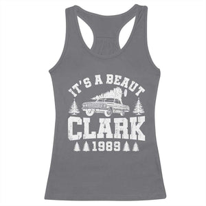 It's a Beaut Clark Racerback Tank Top Funny Christmas Vacation TS10 Charcoal Print Your Wear