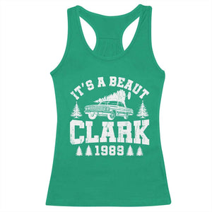 It's a Beaut Clark Racerback Tank Top Funny Christmas Vacation TS10 Irish Green Print Your Wear