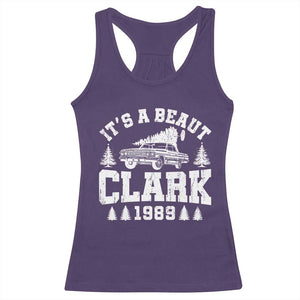 It's a Beaut Clark Racerback Tank Top Funny Christmas Vacation TS10 Purple Print Your Wear