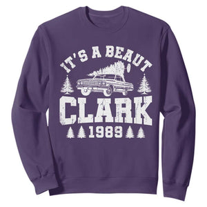 It's a Beaut Clark Sweatshirt Funny Christmas Vacation TS10 Purple Print Your Wear