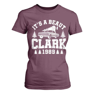It's a Beaut Clark T Shirt For Women Funny Christmas Vacation TS10 Maroon Print Your Wear