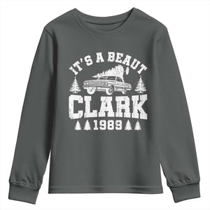 It's a Beaut Clark Youth Sweatshirt Funny Christmas Vacation TS10 Dark Heather Print Your Wear