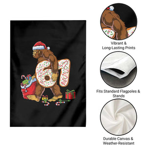 Christmas Bigfoot 67 Meme Garden Flag Funny Six Seven Gen Alpha Slang Sasquatch TS10 Print Your Wear