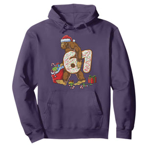Christmas Bigfoot 67 Meme Hoodie Funny Six Seven Gen Alpha Slang Sasquatch TS10 Purple Print Your Wear