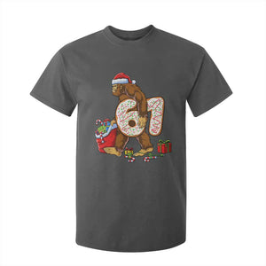 Christmas Bigfoot 67 Meme T Shirt For Kid Funny Six Seven Gen Alpha Slang Sasquatch TS10 Dark Heather Print Your Wear