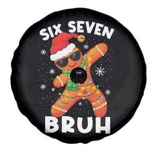 67 Christmas Six Seven Bruh Gingerbread Spare Tire Cover Funny Six Seven Meme Boys TS10 Print Your Wear