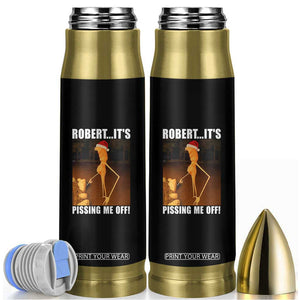 Marcus The Worm Christmas Bullet Tumbler Robert Its Pissing Me Off Xmas Meme TS10 Black Print Your Wear