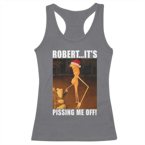 Marcus The Worm Christmas Racerback Tank Top Robert Its Pissing Me Off Xmas Meme TS10 Charcoal Print Your Wear