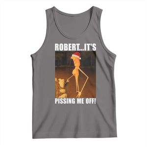 Marcus The Worm Christmas Tank Top Robert Its Pissing Me Off Xmas Meme TS10 Deep Heather Print Your Wear
