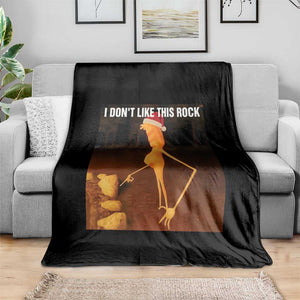 Marcus The Worm I Don't Like This Rock Throw Blanket TS10 Print Your Wear