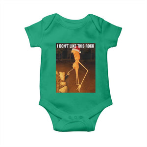 Marcus The Worm I Don't Like This Rock Baby Onesie TS10 Irish Green Print Your Wear